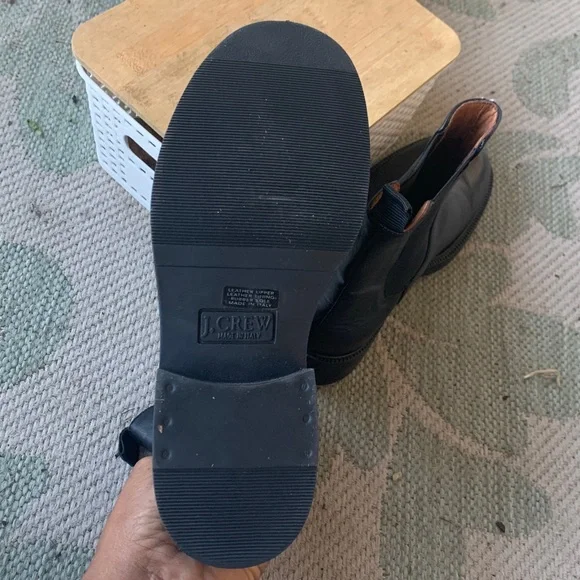 J. Crew Leather Chelsea pull-on boots - Picture 9 of 10